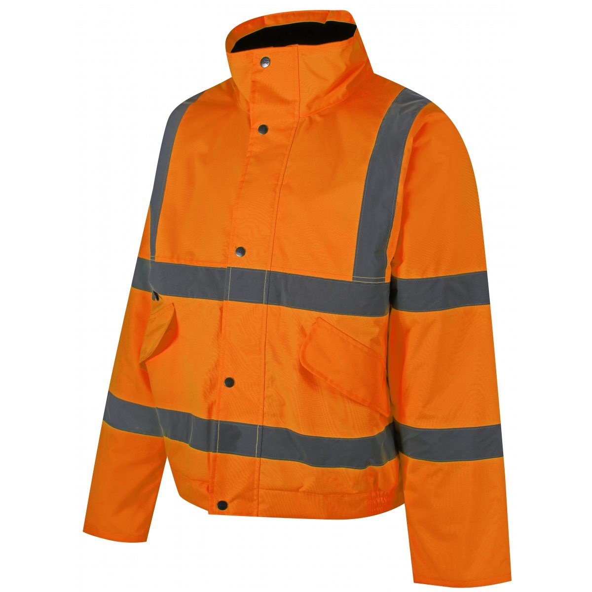 Traega Hi Viz Bomber Jacket - ORANGE
