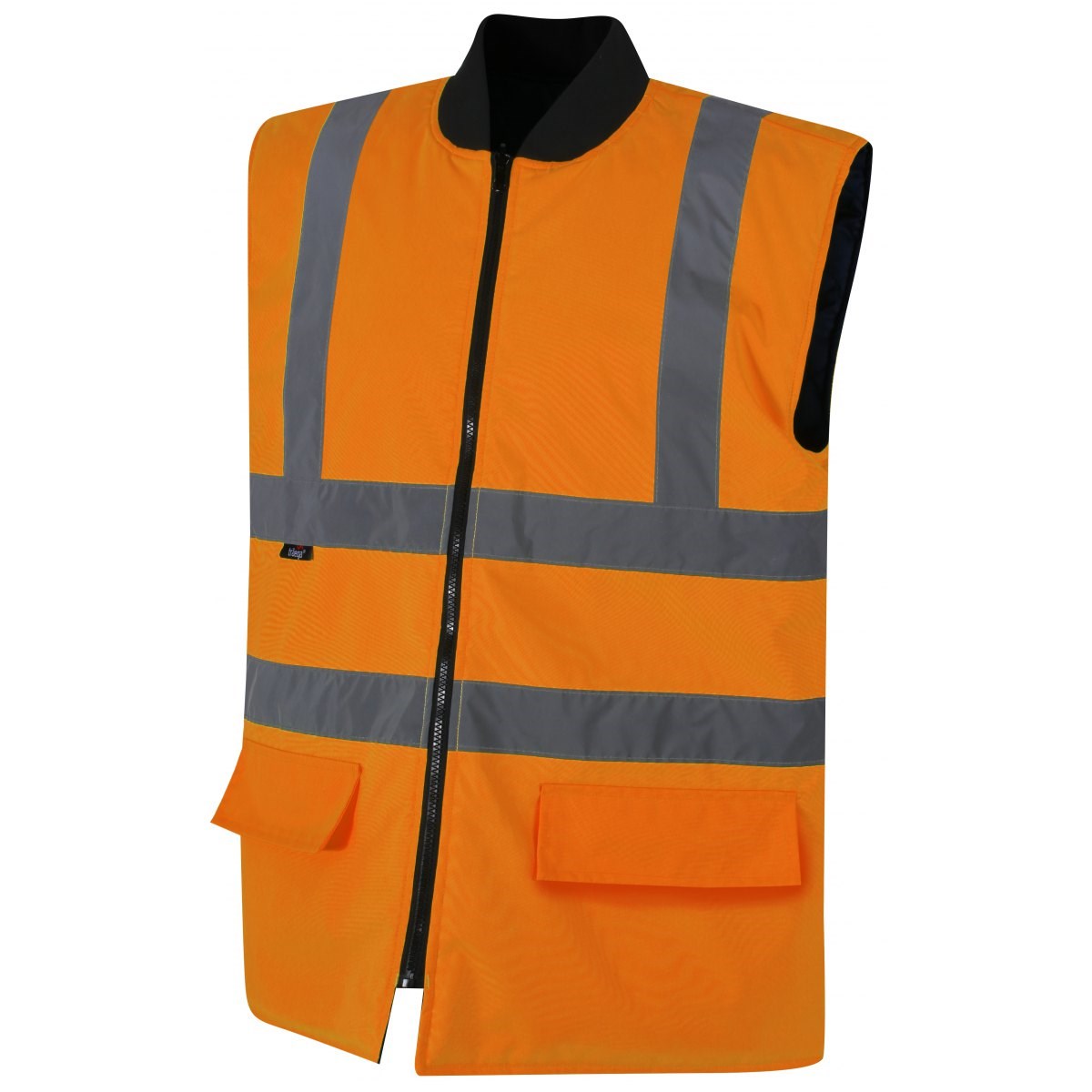 Reversible Hi Viz Bodywarmer Orange