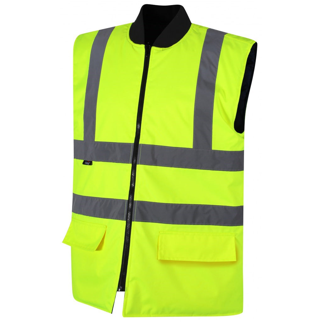 Reversible Hi Viz Bodywarmer Yellow