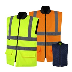 Hi Viz Bodywarmer Yellow