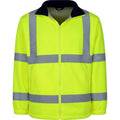 Mesh Lined Polar Lined Hi Viz Fleece Yellow