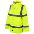 Traega Hi Viz Parka Jacket - Yellow