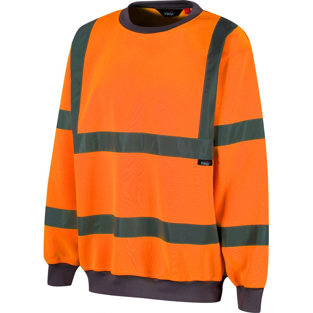Hi Viz Sweatshirt Orange