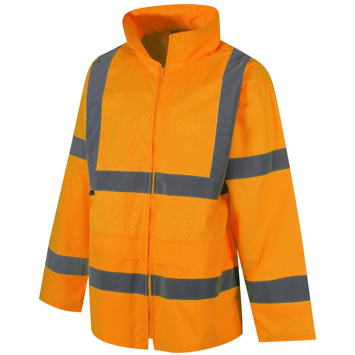 TURJ049 Hi Viz Unlined Rain Jacket Orange