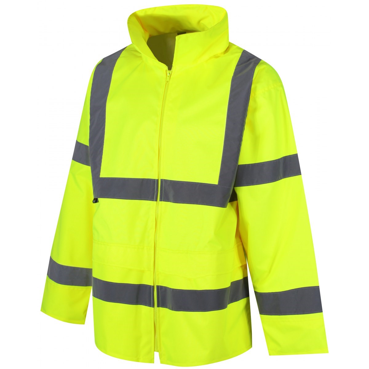 TURJ049 Hi Viz Unlined Rain Jacket Yellow