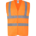 TWC01 2 BAND HI VIZ VEST ORANGE