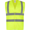 TWC01 2 BAND HI VIZ VEST YELLOW