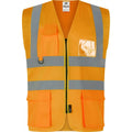 TWC04 EXECUTIVE HI VIZ VEST ORANGE
