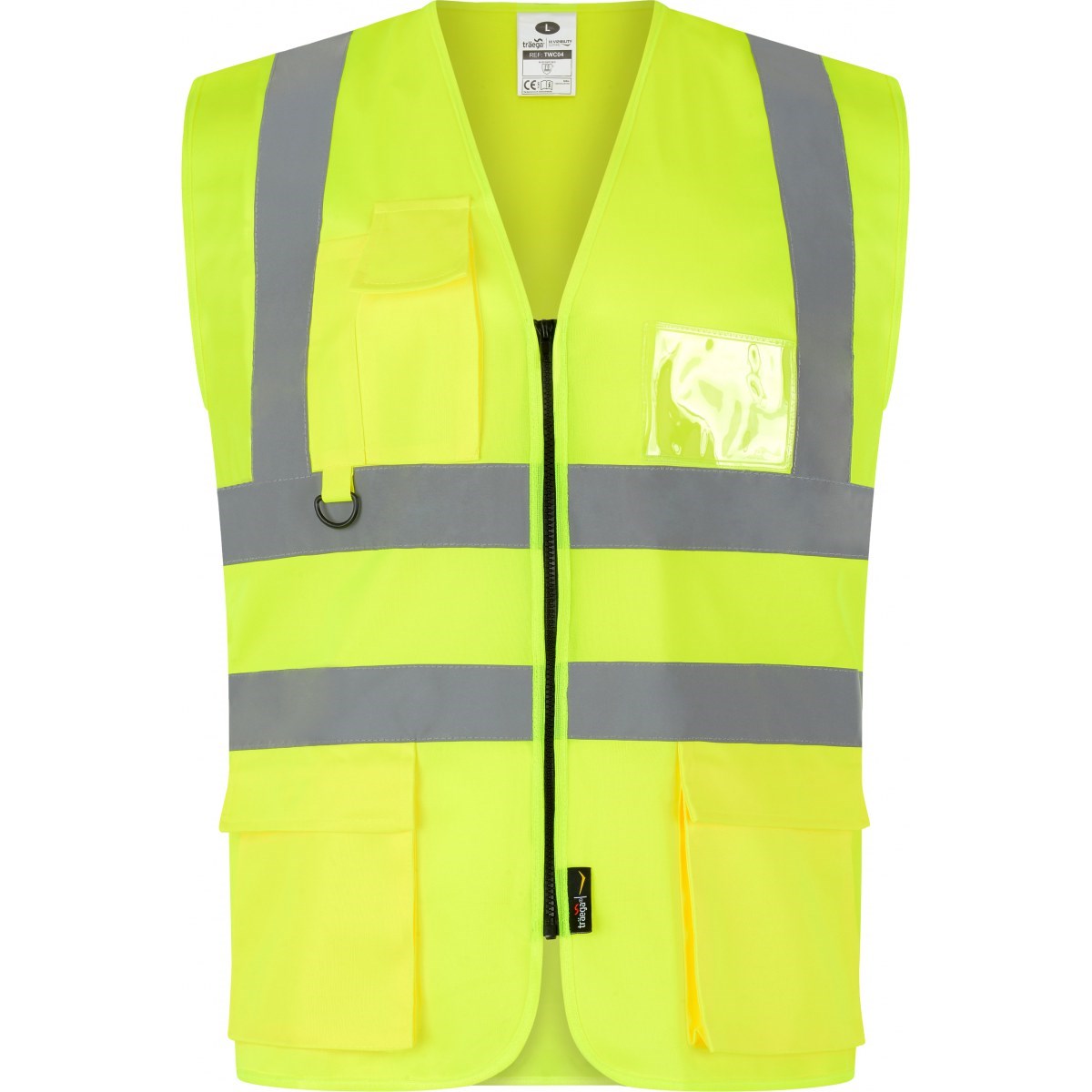 TWC04 EXECUTIVE HI VIZ VEST YELLOW
